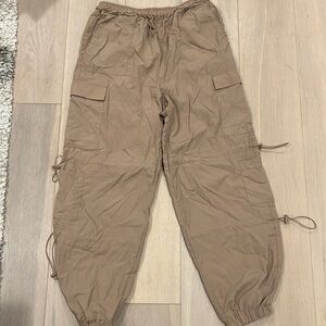 Jogger pants, workout, beige, tanmedium